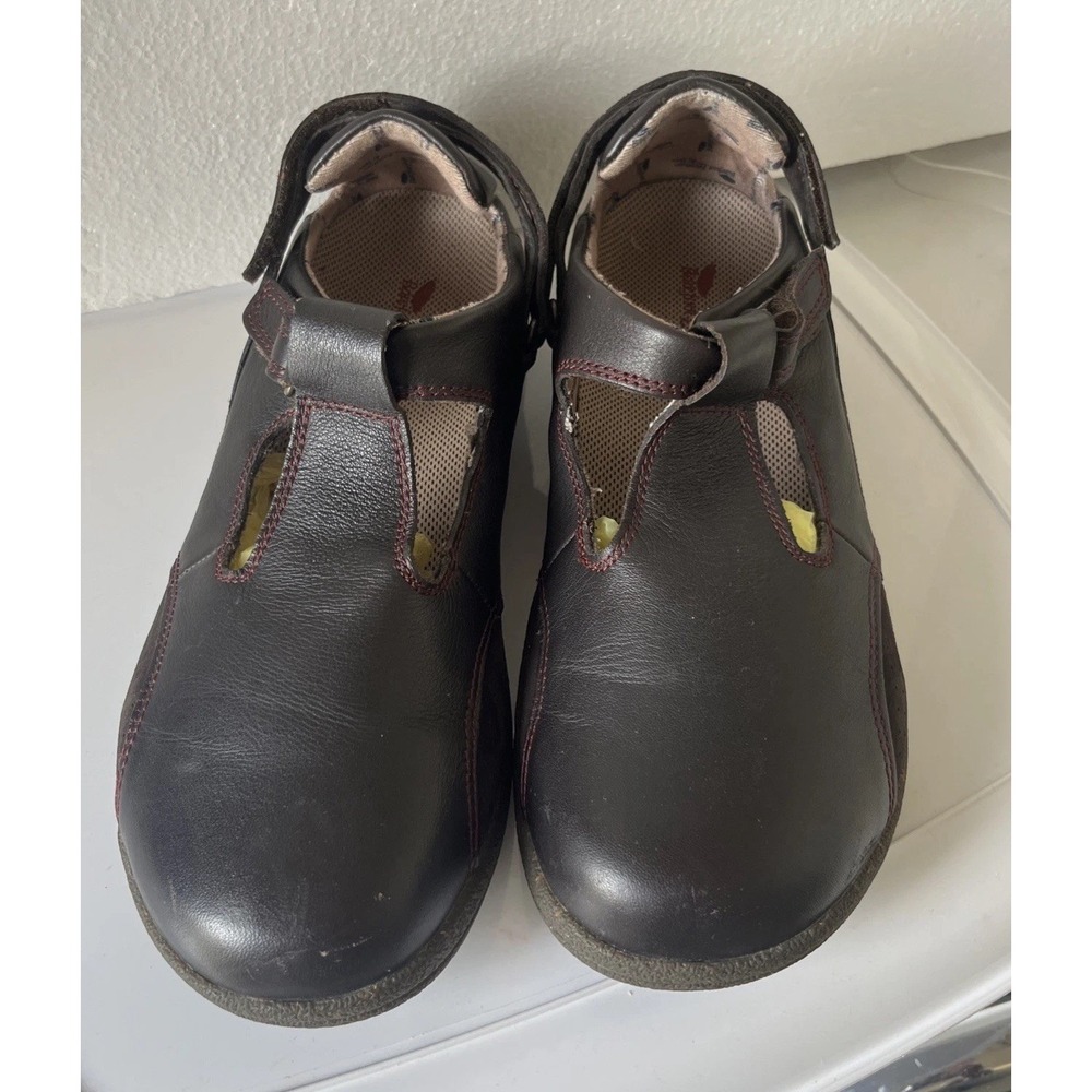 Barefoot Freedom By Drew Womens Comfort Orthotic Flat Shoes Brown Leather 8M